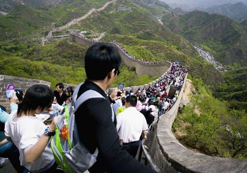 長城人山人海